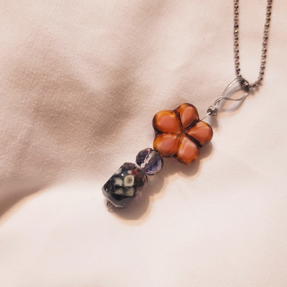 Ladies charm necklace
